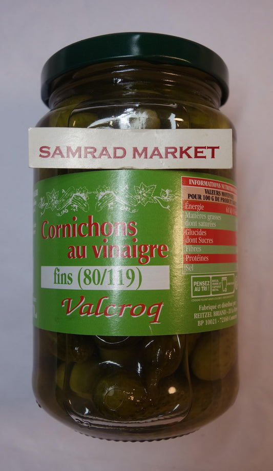 Cornichons au vinaigre valcroq